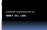 HONEY OIL LABS - c.ymcdn.com · HONEY OIL LABS Exploding in a neighborhood near you. What is Honey Oil? Honey Oil is an evaporated solution of ... charges. Children and BHO ... Dana