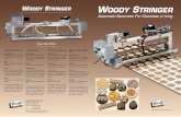 Automatic Decorator For Chocolate or Icing · WOODY STRINGER Automatic Decorator For Chocolate or Icing Heavy Duty Model WOODY STRINGER GENERAL SPECIFICATIONS Construction: …