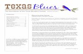 The Newsletter of the Texas Bluebird Society … Newsletter of the Texas Bluebird Society Volume 8, ... a state park to rebuild a Bluebird trail. ... Barry Mace MM, San Antonio SM,