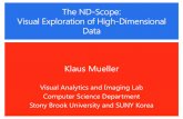 The ND-Scope: Visual Exploration of High-Dimensional Data · Visual Exploration of High-Dimensional Data ... Need to know that negative correlation causes a bow-tie ... (for videos