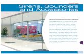 Sirens,Sounders and Accessories - Honeywell Security … · Sirens,Sounders and Accessories ... 15 watt 106 dB at one meter Speaker impedance: 8 ohms ... Product advantages: Two tones