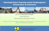 Teknologi Beton Pracetak untuk Pembangunan …knowledge.brantas-abipraya.co.id/wp-content/uploads/2014/...Teknologi Beton Pracetak untuk Pembangunan Infrastruktur di Indonesia Dr.