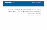 A27 corridor feasibility study report 1 of 3: evidence report · 1.1.1 The A27 corridor feasibility study is one of six studies undertaken by the Department ... specific objectives