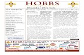March 2015 Chamber Chronicle - Hobbs Chamber of … · March 2015 2014-2015 BOARD Ruth Girón, Chair URENCO USA Bobby Shaw, Past Chair Bobby Shaw Realty Lindsay Chism, Chair-elect