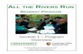 THE R IVERS R UN - Cuyahoga Valley Environmental … R IVERS R UN R ESIDENT P ROGRAM ... a non-profit organization and the National Park Service, ... Cuyahoga River Valley.