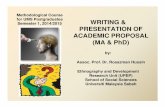 Writing & Presentation of Academic Proposal · advantages and disadvantages aspects of the findings), ... Research Budget ... Writing & Presentation of Academic Proposal [Compatibility