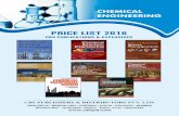 PRICE LIST 2016 - Main Website · 9788131204528 Coulson/ E Coulson & Richardson’s Chemical Engineering: Chemical & ... 9789380501161 Coulson/ E Coulson & Richardson’s Chemical