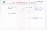 Ph. : Fax: 0824 - 2204667 YENEPOYA DENTALCOLLEGE · Fax: 0824 - 2204667 YENEPOYA DENTALCOLLEGE ... 11 Dr. Abdul Jamih K J Dr. C V Mohammed Kunhi ... K V Hassan Kutty Oral Pathology
