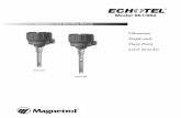 51-646 Echotel Model 961/962 Ultrasonic Single and Dual ... · Single and Dual Point Level Switches. ... Category II, ... Ultrasonic transducer Transmit crystal Receive crystal Figure1