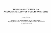 TRENDS AND CASES ON ACCOUNTABILITY OF …pagba.com/wp-content/uploads/2014/11/TRENDS-CASES-ON...TRENDS AND CASES ON ACCOUNTABILITY OF PUBLIC OFFICERS 2 1. Responsibility for Internal