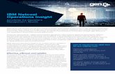 IBM Netcool Operations Insight - gen-Egen-e.com/wp-content/uploads/2017/10/gen-E-NOI-Brochure.pdfIBM Netcool Operations Insight Applications and services are the face of every business,