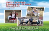 2017 ADGA National Show Booklet - American Dairy … 2017 Booklet 1 2017 ADGA National Show Booklet July 8-15 American Dairy Goat Association PO Box 865, 161 West Main St., Spindale,