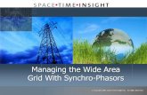 Managing the Wide Area Grid With Synchro-Phasors · Member: Demand Response and Smart Grid Coalition (DRSG) Award Winning ... Calculated Derivatives– dv/dt, df/dt, d 2f/dt calculations