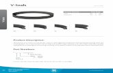 V-Seals catalog/v-seals_met.pdf · Edmonton AB ea ˜ce) 9211 41 Avenu 780486055  Metric Seals 264 V-Seals Elastomer Materials: Temp. Range Nitrile -40°C to 120°C