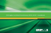 PMI Agile Certiﬁed Practitioner (PMI-ACP) Handbook .... “Project Management Professional (PMP)”,