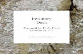Inventory Deck - Holly Hunt ft Chicago Know What Wimbling 30x20 inches each $1200 (for set)