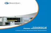 Principles of Power Measurement - everything RF of... · Principles of Power Measurement A Primer on RF & Microwave Power Measurement ... the propagation wavelength in conductors