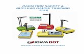 RADIATION SAFETY & NUCLEAR GAUGE … SAFETY & NUCLEAR GAUGE TRAINING ... 5.3 In the Event of Theft: ... technician a quick and accurate means of determining density and moisture content