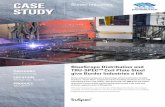CASE Burder Industries STUDY - BlueScope Distribution · give Burder Industries a lift ... Plate steel allows a plasma cutter to slice through that HA350 Grade mild steel like a hot