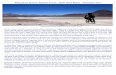 Bikepacking Reserva Eduardo Avaroa, South West … · Bikepacking Reserva Eduardo Avaroa, ... rolling into San Pedro de Atacama, ... the uphill to tour through the Valley of the Moon