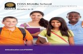 Grades 6–8 - Delta Education€¦ · deltaeducation.com/FOSS deltaeducation.com/FOSSMS FOSS Middle School Program Overview and Course Descriptions Grades 6–8