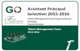 Assistant Principal Selection - Fulton County Schools FCS · Assistant Principal Selection 2015-2016 ... •Interview Questions •Rolling Job ... required to pursue the Specialist
