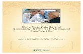 Sharp Mesa Vista Hospital Community Health Needs Assessment€¦ · Sharp Mesa Vista Hospital Community Health Needs Assessment ... Specific objectives of the 2016 CHNA process ...