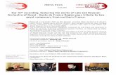 PRESS PACK - L'Orchestre de Douai - Région Nord / Pas-de … · 2017-01-16 · The trumpet heralds the final Presto. ... the orchestra continues to fulfill its mission as cultural