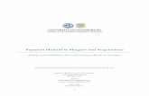 Payment Method in Mergers and Acquisitions - GUPEA: … · Payment Method in Mergers and Acquisitions A Study on Swedish firm’s Domestic and Cross-Border Acquisitions Bachelor Thesis