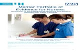 Mentor Portfolio of Evidence for Nurses - herts.ac.uk · Mentor Portfolio of Evidence for Nurses: ... meet the requirements of The Nursing and Midwifery Council ... personal development