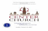 The First Church of Christ in Hartford founded 1632 a ... · The First Church of Christ in Hartford . founded 1632 . ... text: Gloria patri, 3 century, ... speaking out with your