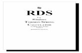 RDS - Rolling Steel Doors · Welcome to version 4 of the RDS - Rolling Door Spring Calculator. ... wish to design the torsion springs for. The RDS program ... Length + Bottom Bar