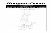 PUNCH PRO ELECTRO-HYDRAULIC HOLE PUNCHER · The Hougen-Ogura Electro-hydraulic Hole Puncher is ... , containing the electric motor, hydraulic pump, and "C"-frame punching ... , do