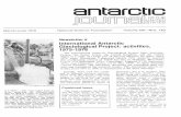 Newsletter 6 International Antarctic Glaciological … · 2011-07-28 · Newsletter 6. International Antarctic. Glaciological Project: activities, ... CE. Antarctic Journal of the