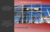 OUR VISION - Steel detailing, Workshop drawings, New ...idetail.co.nz/assets/Uploads/idetail-Capability-Statement-2013.pdfSteel Detailing / Workshop Drawings ... Tekla implementation