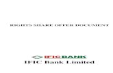 IFIC Bank Limited Rights Share Offer Document.pdf · Page | 1 IFIC BANK LIMITED Head Office: IFIC Tower, 61, Purana Paltan, G.P.O. Box: 2229, Dhaka -1000, Bangladesh Tel: 9563020,