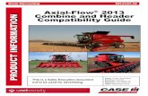 Axial-Flow 2013 Combine and Header Compatibility Guide …titanoutletstore.com/wp/wp-content/uploads/Header-Compatibility... · Axial-Flow® 2013 Combine and Header Compatibility