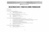 RESPIRATORY PROTECTION PROGRAM - … Programs/RESPIRATORY...Document Reference: Respiratory Protection Program Author: Office of Environmental Health & Safety Date Issued: 2/91 Policy