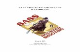 SASS Mounted Shooting Handbook 2014 · Sleeves may be rolled up to the ... Ladies may wear short sleeve Victorian style shirt, peasant blouse, or ... full-length dress or Victorian