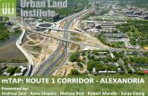 mTAP: ROUTE 1 CORRIDOR -ALEXANDRIA ASSIGNMENT QUESTIONS FOR ANALYSIS 1) What types of land uses and building types would maximize redevelopment of …