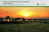 Economic Benefit of Precision Agriculture · Economic Benefit of Precision Agriculture . 2 | GPS Economic Benefit to Agriculture | August 2012 Feeding a Growing Population Enables