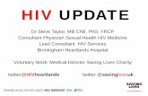 HIV UPDATE - Heart of England NHS Foundation Trust€¦ · HIV UPDATE. Learning Objectives: ... Space-occupying lesions: unknown origin / lymphoma / abcess. Guillain-Barré syndrome.