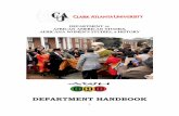 DEPARTMENT HANDBOOK - Clark Atlanta University HANDBOOK 2 AWH Handbook CONTENTS MISSION and VISION 3 HERITAGE 4 CONTACT and CORE VALUES 5 WELCOME 6 FACULTY 7 GRADUATE DEGREE REQUIREMENTS
