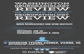 WASHINGTON - Inova Health System · WASHINGTON NEURORADIOLOGY REVIEW COURSE DESCRIPTION This two-day course for neurologists, neurosurgeons, radiologists, and pathologists includes