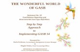 THE WONDERFUL WORLD OF GASB - sfsd.mt.govsfsd.mt.gov/Portals/24/LGSB/Webinars and Presentations/GASB 54-Pa… · THE WONDERFUL WORLD OF GASB Presented by; ... SUCCESSFUL IMPLEMENTATION
