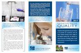 QUALITY  ANNUAL REPORT DRINKING WATER QUALITY At Jackson Energy Authority our mission , is to provide our customers with the most reliable drinking water supply at