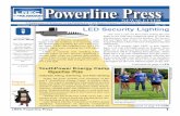Powerline Press - Lake Region Electric Cooperative Powerline Press 3 Your #1 Draft Pick for Savings Upgrade to energy-efficient CFL’s and LED’s and improve your home’s playbook