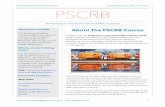 The Northwest Maritime Academy Updated:Tuesday, March 14, 2017 PSCRB … · The Northwest Maritime Academy Updated:Tuesday, March 14, 2017 About The PSCRB Course PSCRB stands for