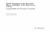 AXI Universal Serial Bus (USB) 2.0 Device v5 - Xilinx - All … · 2018-01-09 · AXI Universal Serial Bus (USB) 2.0 Device v5.0 ... Example Design Verilog and VHDL ... The DMA Controller