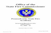 Office of the State Fire Commissioner - Think Smart · Office of the State Fire Commissioner Pennsylvania State Fire ... Officer will meet at the structure one and one half ... but